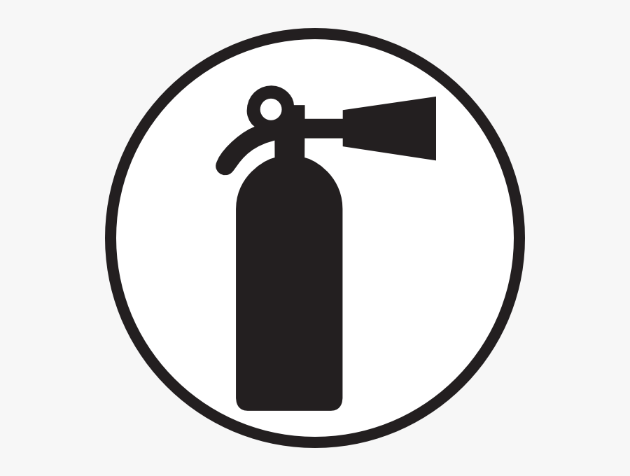 Fire Extinguisher Icon Circle, Transparent Clipart