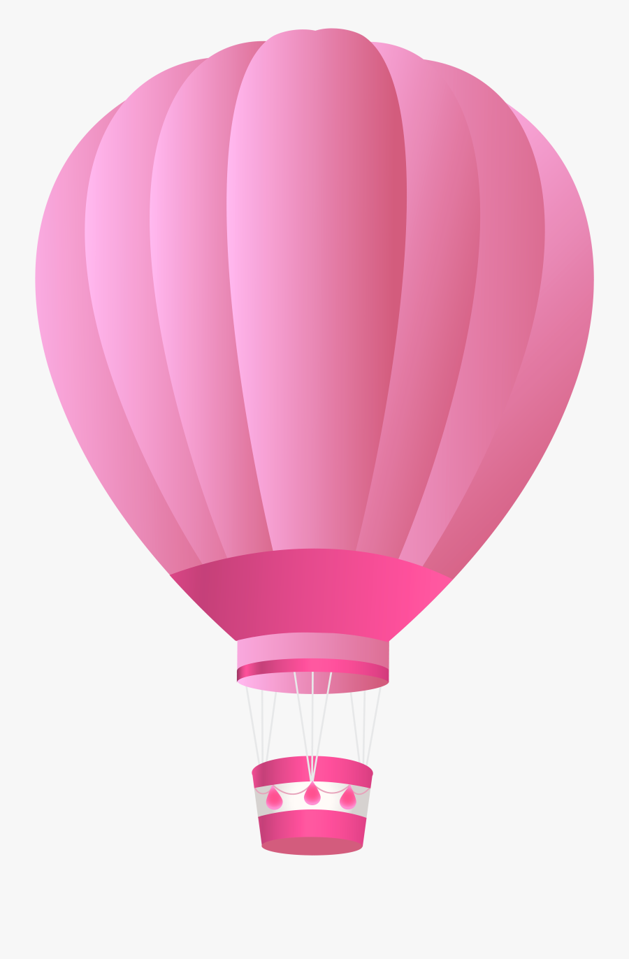 Pink Clipart Hot Air Balloon - Air Balloon Clip Art Png, Transparent Clipart