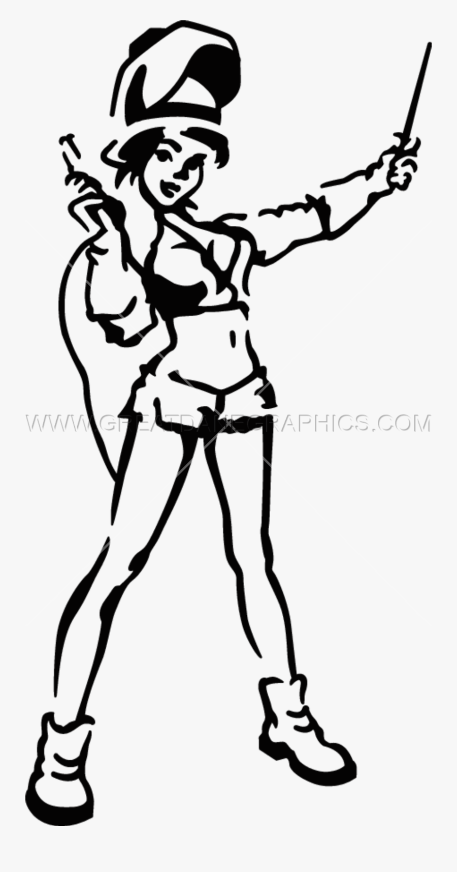 Transparent Pin Up Clipart - Welding Girls Clip Art, Transparent Clipart