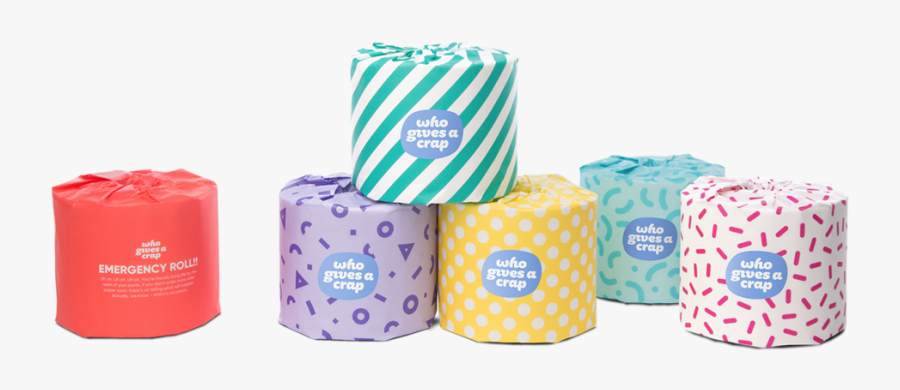 100 Recycled Toilet Paper 24 Double Length Rolls Who - Gives A Crap Toilet Paper, Transparent Clipart