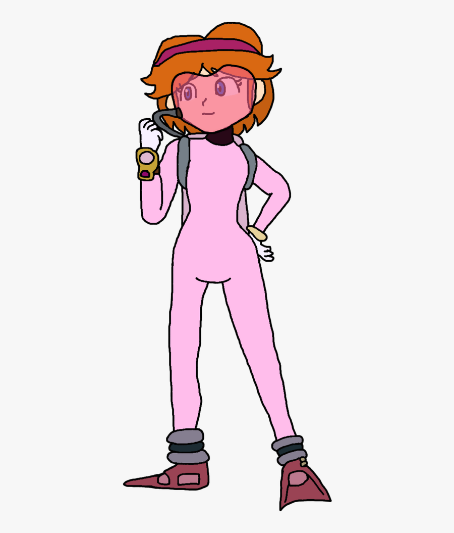 Scuba Diver Clipart Standing - Daisy Mermaid, Transparent Clipart