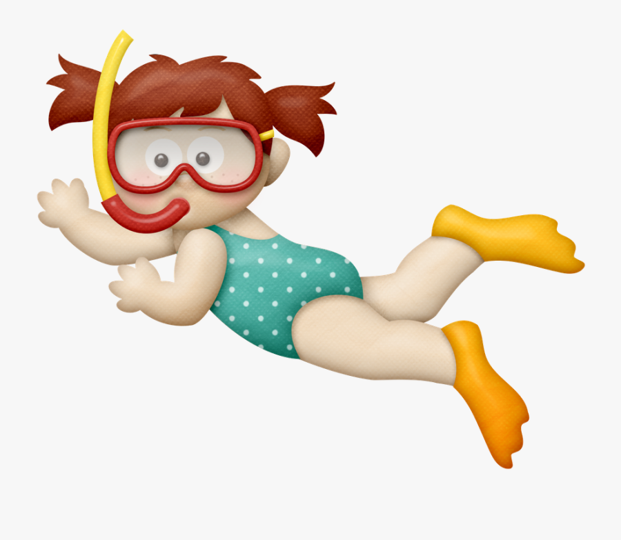 Graphic Freeuse Library Lliella Bk Underwater Girl - Mergulhador Fundo Do Mar Png, Transparent Clipart