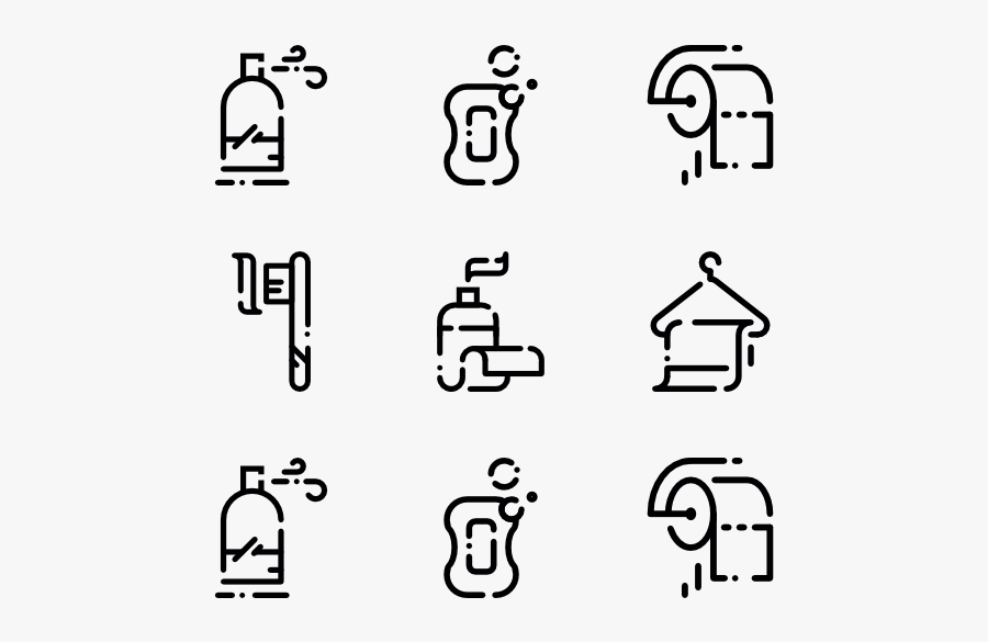 Clipart Toilet Vector - Icons Toilet, Transparent Clipart