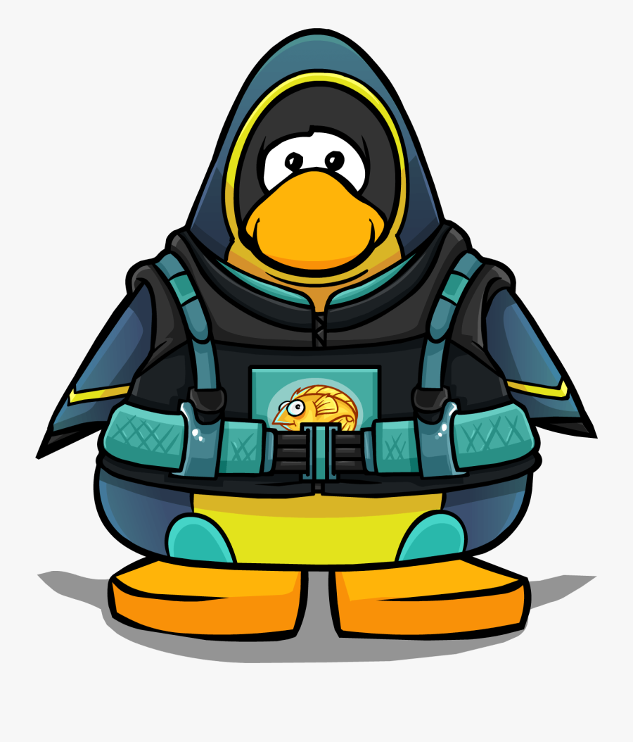 Deep Sea Diving Suit - Penguin With Top Hat, Transparent Clipart