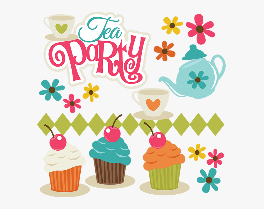 Tea Party Party Clip Art, Transparent Clipart