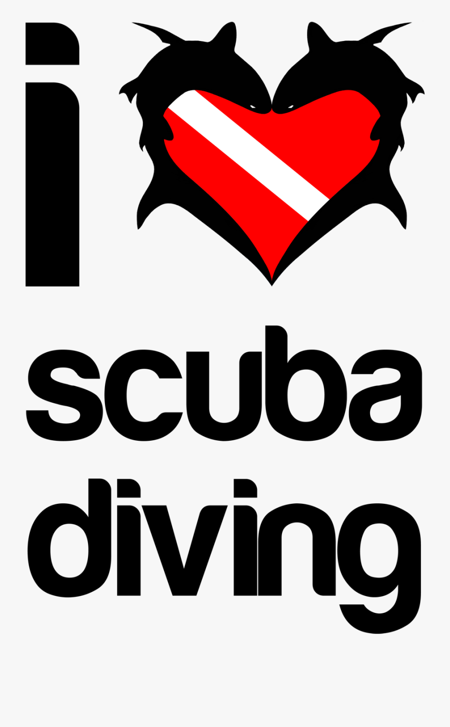 Love Scuba Diving Quotes, Transparent Clipart