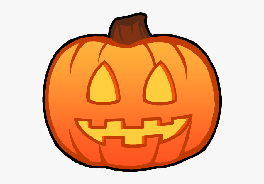 Friendly Clipart Jack O Lantern - Pumpkin 2d, Transparent Clipart