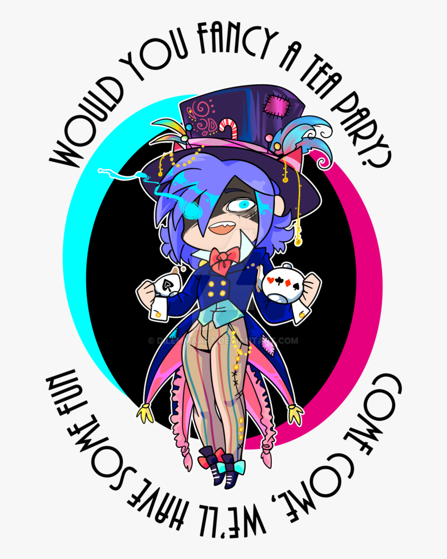 Fancy A Tea Party By Dilemmaart - Poster, Transparent Clipart