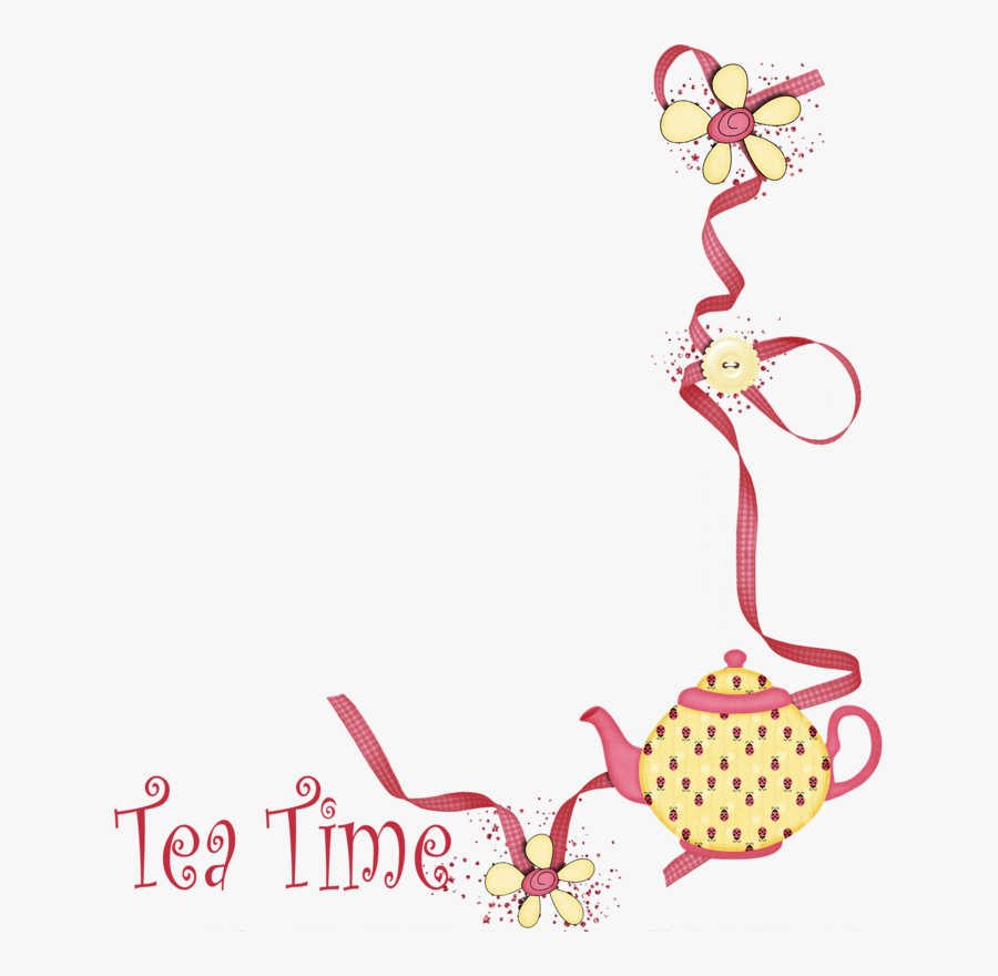 Tea Party Background Png, Transparent Clipart