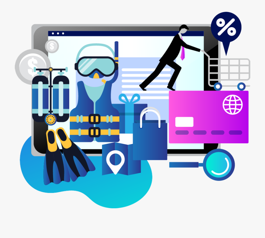 Diveshop, Transparent Clipart