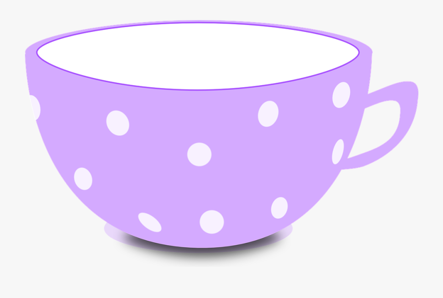 Cup Purple Tea - Cute Tea Cup Clipart, Transparent Clipart
