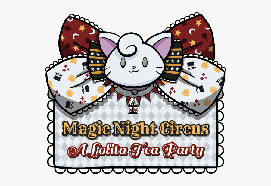 Magic Night Circus Lolita And J-fashion Tea Party, Transparent Clipart