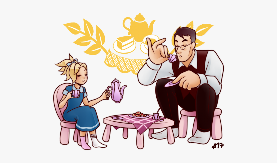 Tea Party Clipart Team Party - Tf2 Medic With Tea, Transparent Clipart