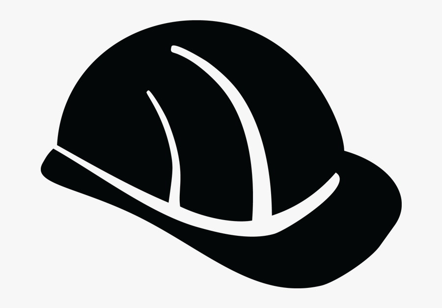 Contractor Image - Red Hard Hat Logo, Transparent Clipart