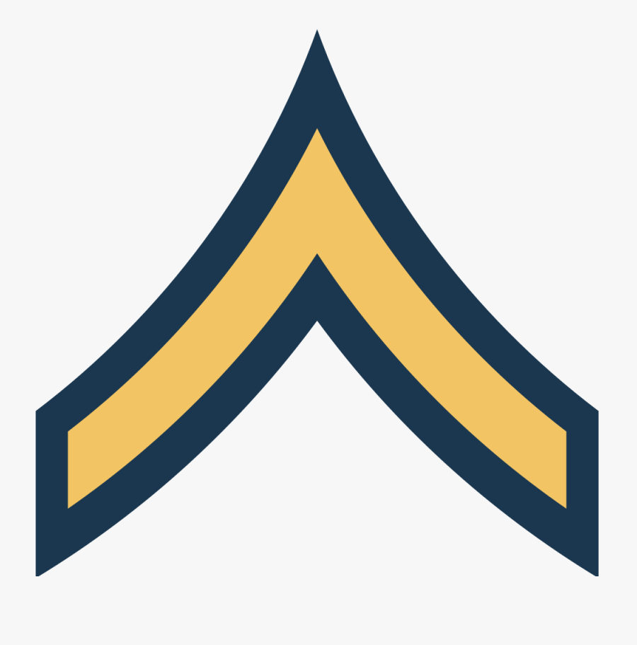 Military Clipart Military Emblem - Private Army Rank, Transparent Clipart