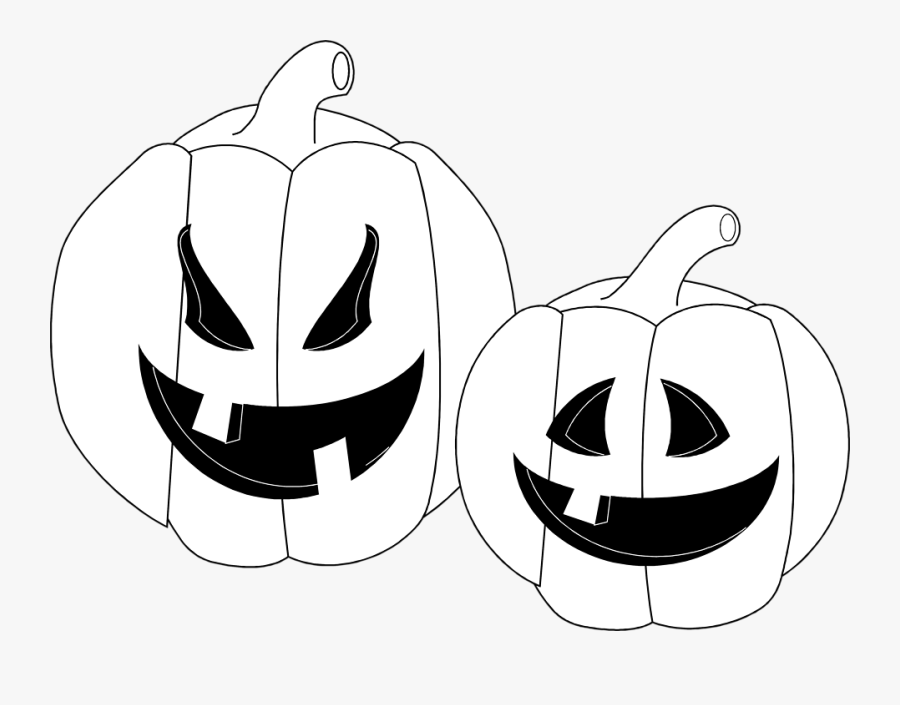 Jpg Library Download Jack O Lanterns Free - Jack O Lanterns Black And White, Transparent Clipart