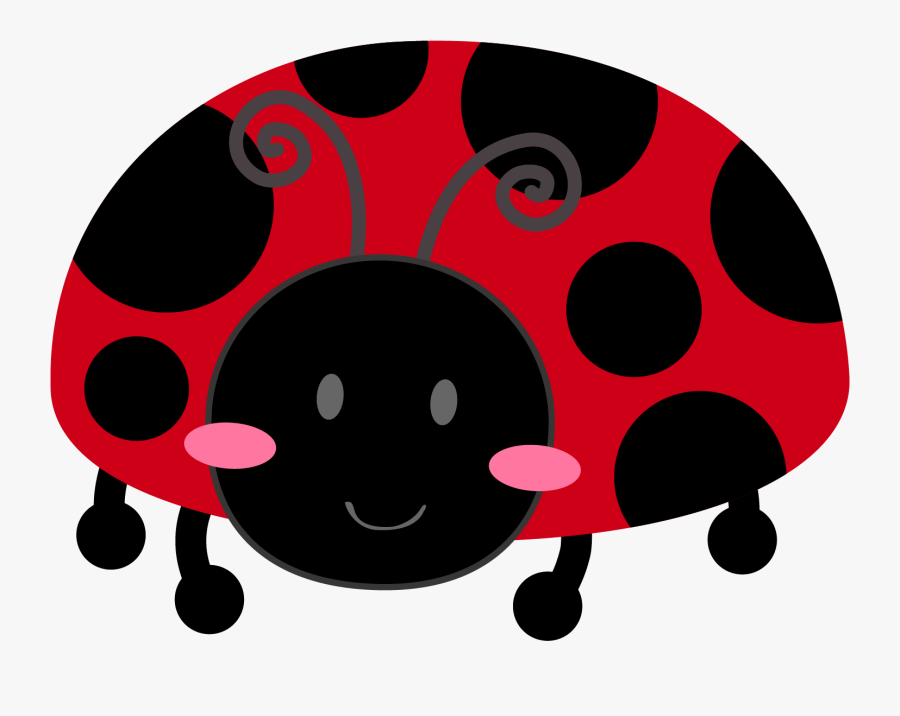 Girl And Ladybugs Clip Art - Circle, Transparent Clipart
