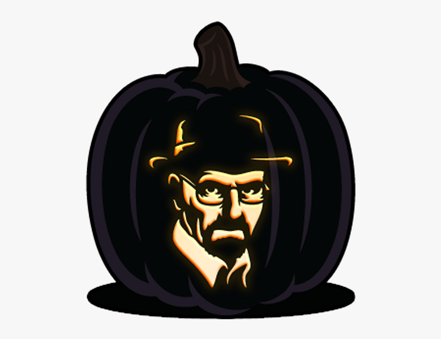 Jack O Lantern - Pumpkin Carving Breaking Bad, Transparent Clipart