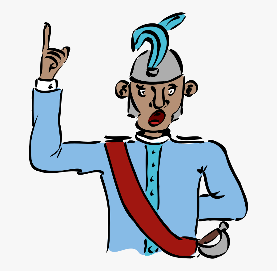 Man Officer, Military, Sabre, People, Person, Man - Captain Clipart, Transparent Clipart