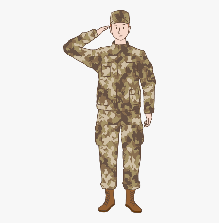 Soldier,camouflage Fleckdesert - Seorang Tentara, Transparent Clipart