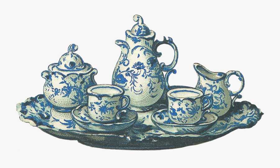 Png Photo Tea Set, Transparent Clipart