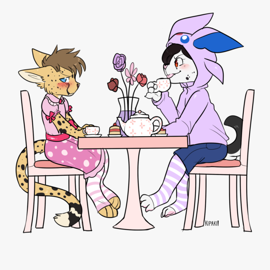 Tea Party Of Corruption - Cartoon, Transparent Clipart