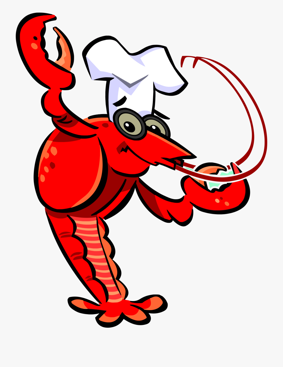 Crawfish Chef Clip Arts - Chef Crawfish, Transparent Clipart