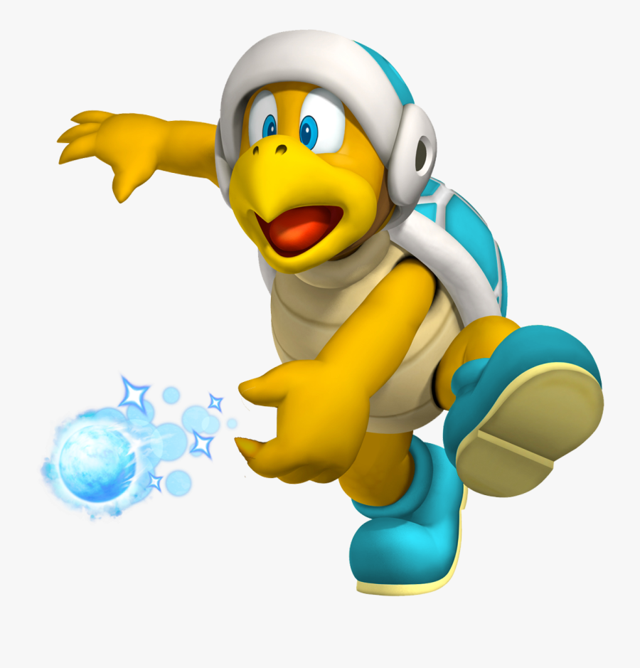 Hd Ice Clipart Cyan - Super Mario Ice Bro, Transparent Clipart