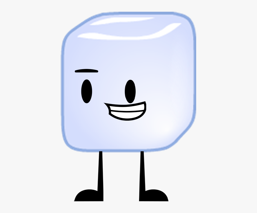 Ice Pose You Can - Cute Ice Cube Cartoon, Transparent Clipart