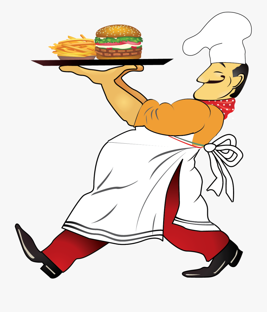 Male-chef - Hotel Chef Clipart Png, Transparent Clipart