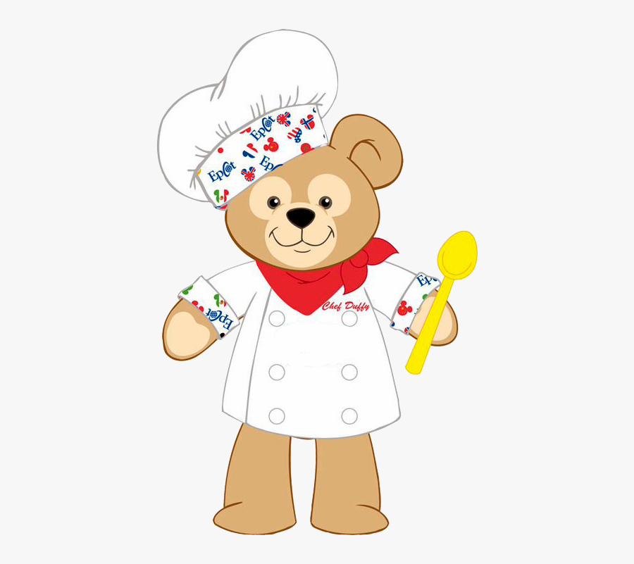 Duffy The Bear - Chef Bear Clipart, Transparent Clipart