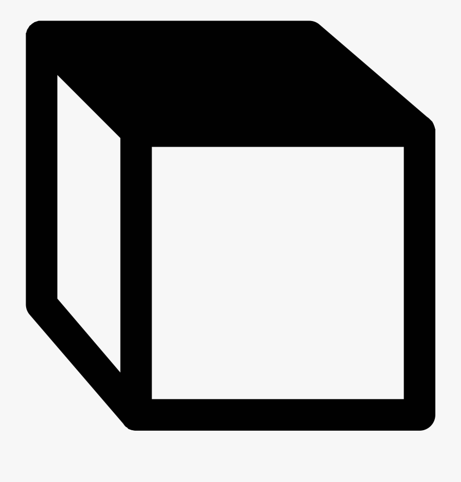 The Icon Is Shaped Like A Cube With Six Sides In Total - Top View Icon, Transparent Clipart