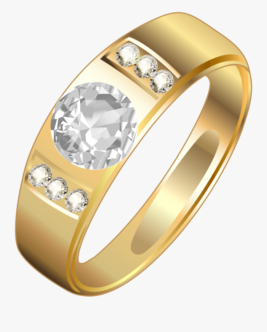 Golden Ring Images Png, Transparent Clipart