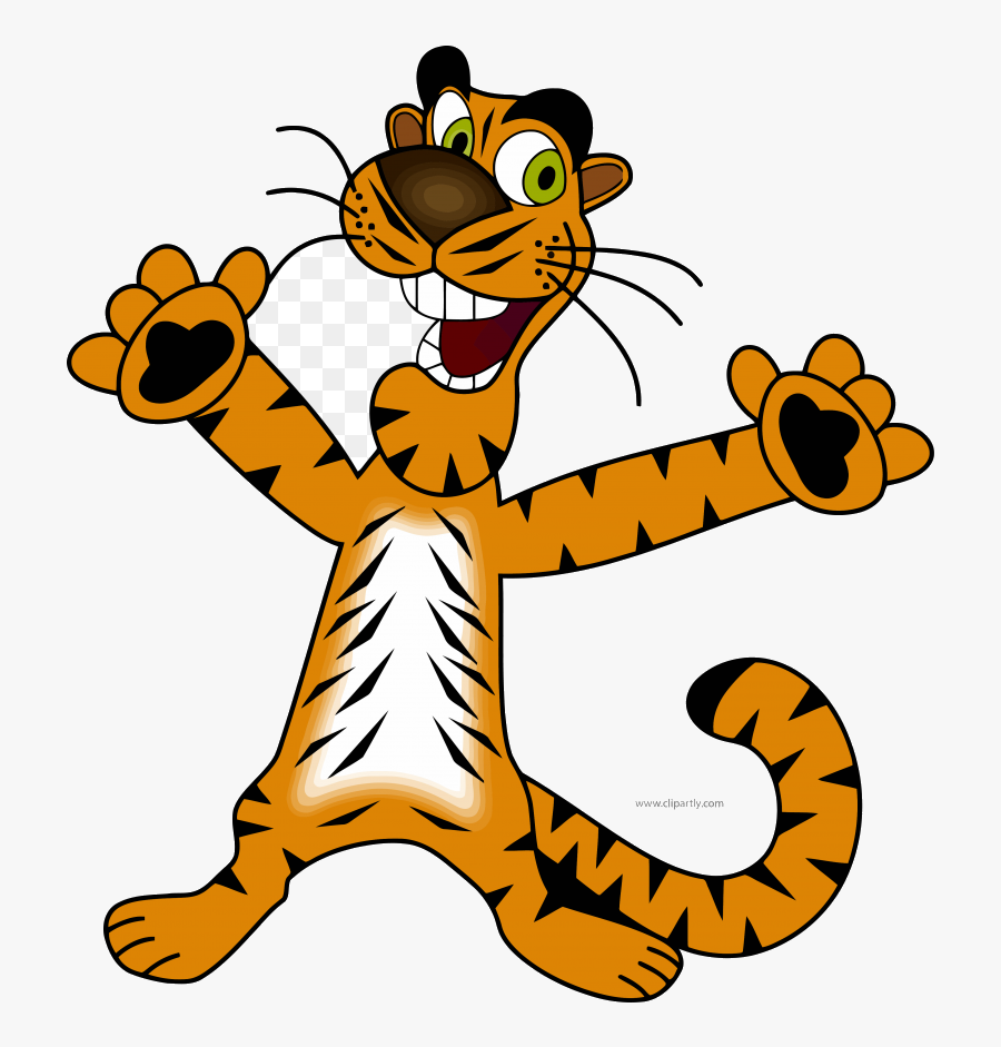 Tiger Happy Face Clip Art Clipart Stunning Free Transparent - Happy Tiger Clipart, Transparent Clipart