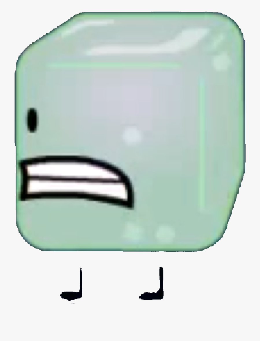 Ice Cube Clipart Translucent - Bfdi Baby Ice Cube, Transparent Clipart