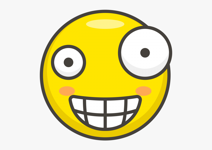 Crazy Face Emoji Clipart , Png Download - Emoji Crazy , Free ...