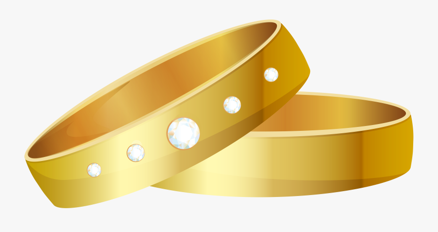 Wedding Rings Gold Png Clip Art - Belt, Transparent Clipart