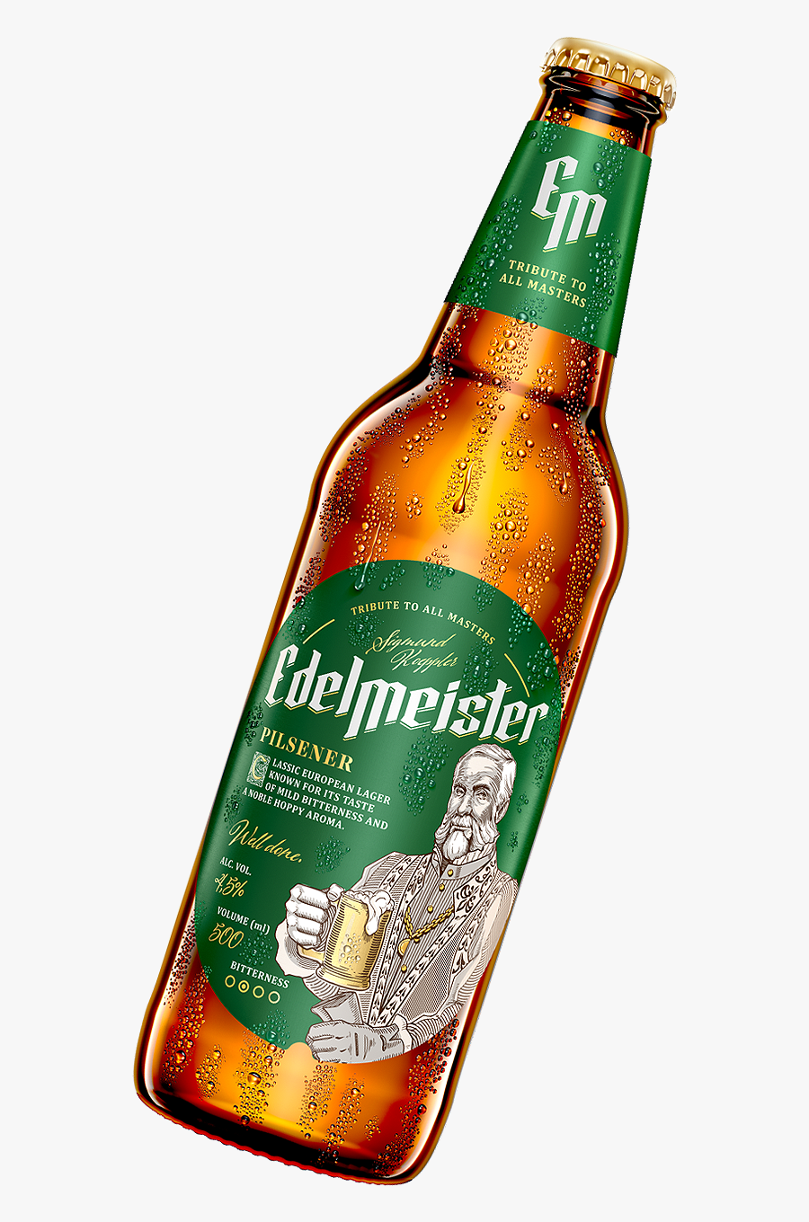 Scale Of Bitterness - Beer Bottle, Transparent Clipart
