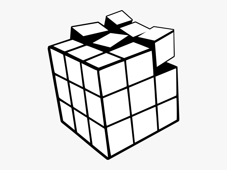 Rubiks Cube Coloring Pages, Transparent Clipart