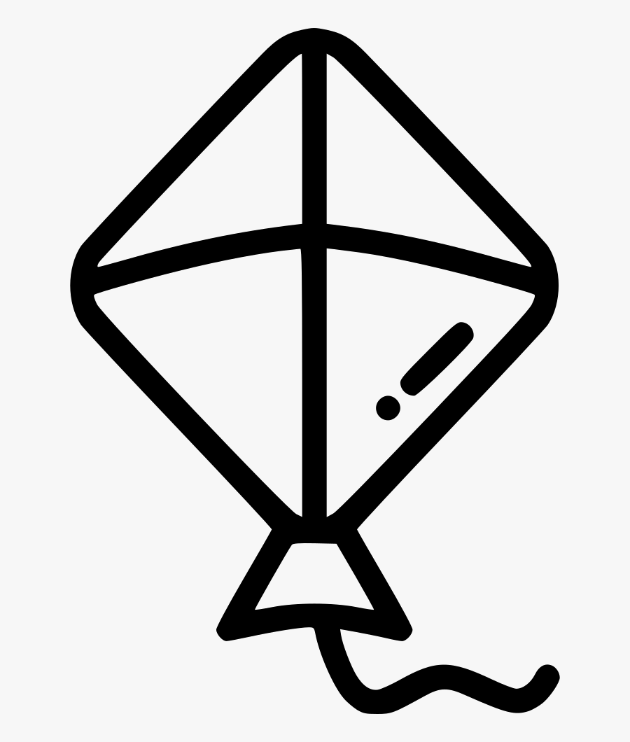 Png File Svg Clip Art Of Kite Black And White , Free Transparent