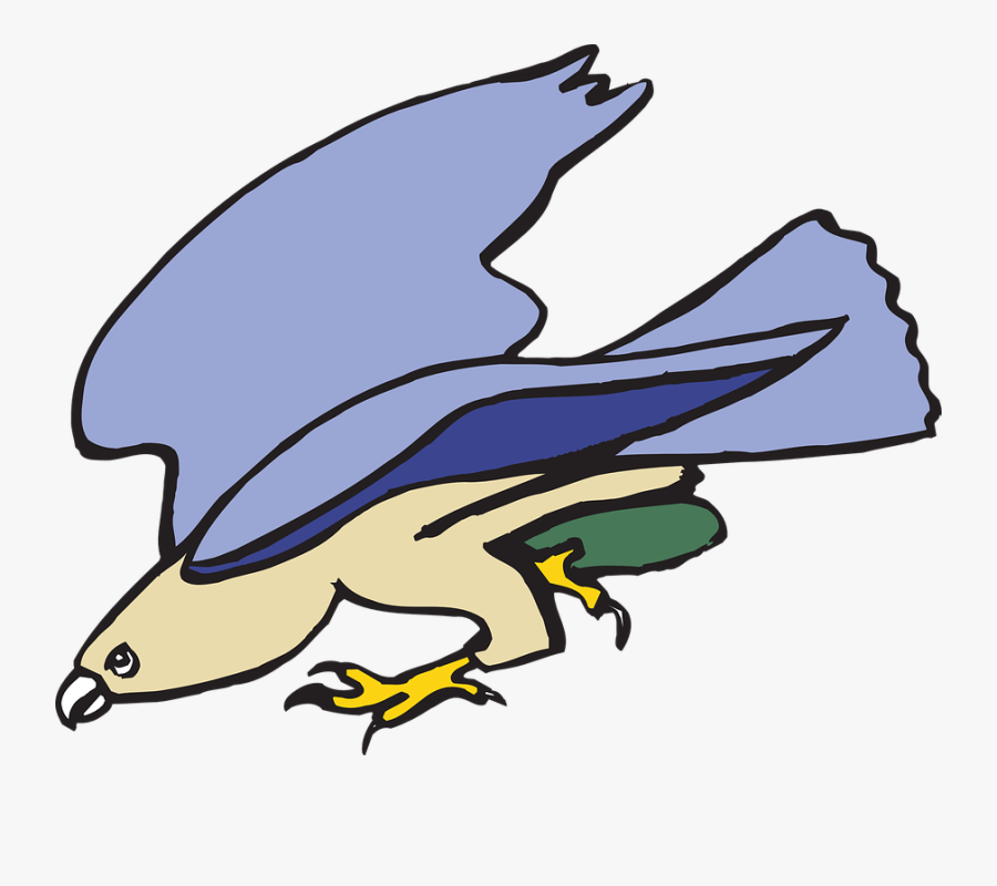 Bird, Flying, Wings, Fly, Kite - Cartoon Kite Bird Clipart, Transparent Clipart