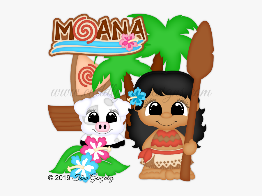 Princess Moana - Cartoon, Transparent Clipart