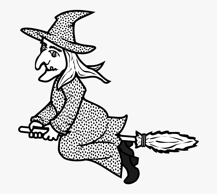 Art,monochrome Photography,artwork - Witch Clip Art Black And White, Transparent Clipart