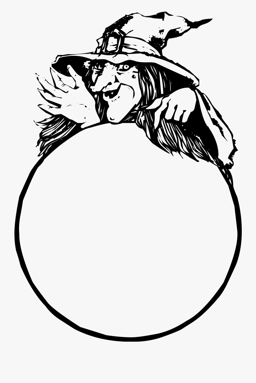 Witch Crystal Ball Png, Transparent Clipart