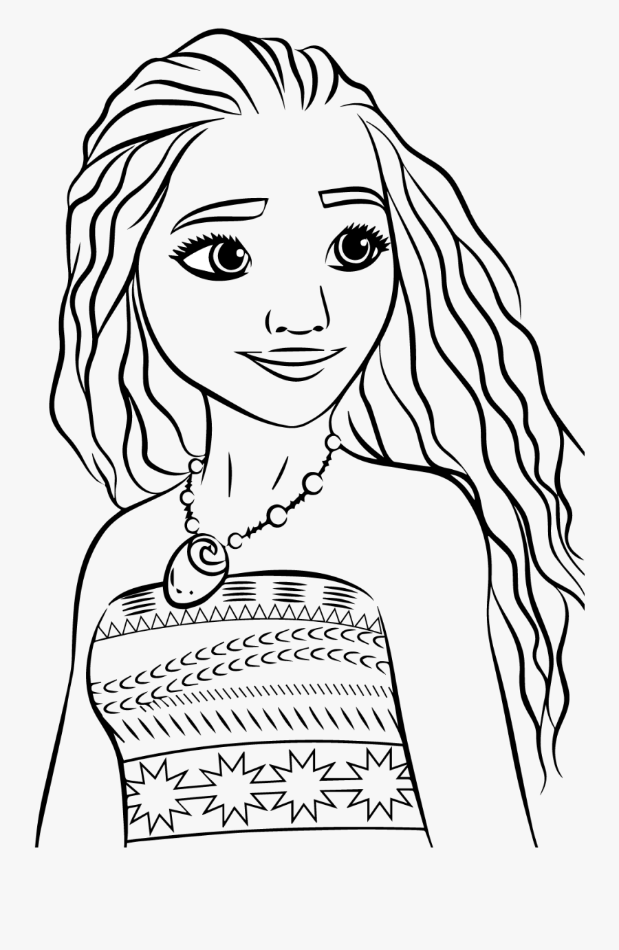 Disney Princess Moana Drawing, Transparent Clipart