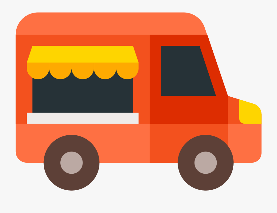 Food Truck Vector Png, Transparent Clipart