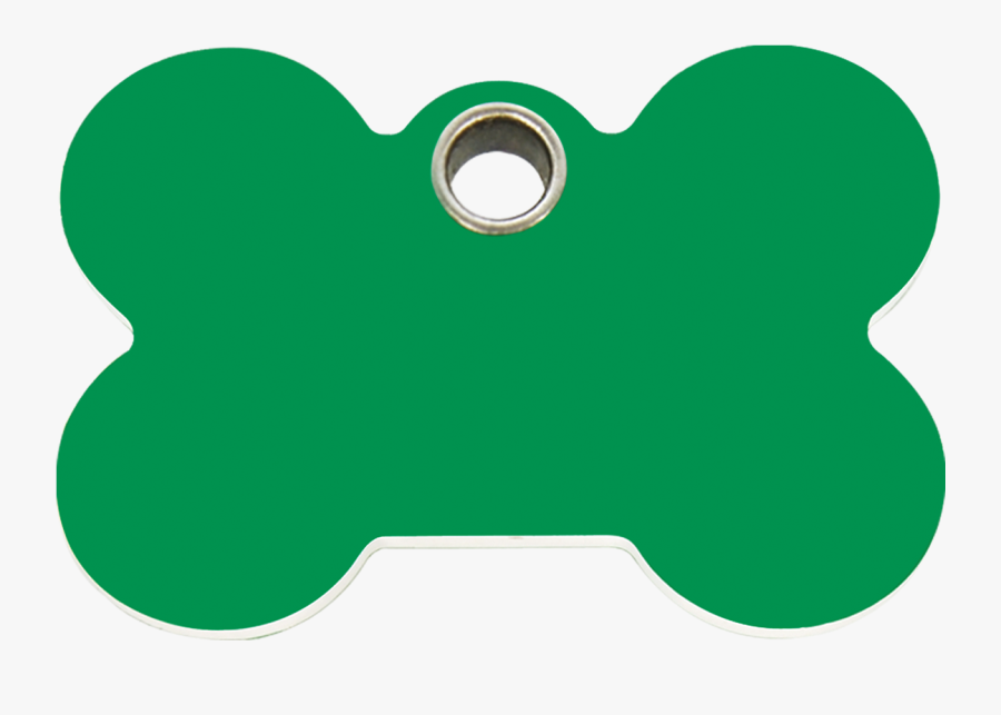 Bone Plastic Pet Tag - Dog Tag Clip Art Green, Transparent Clipart