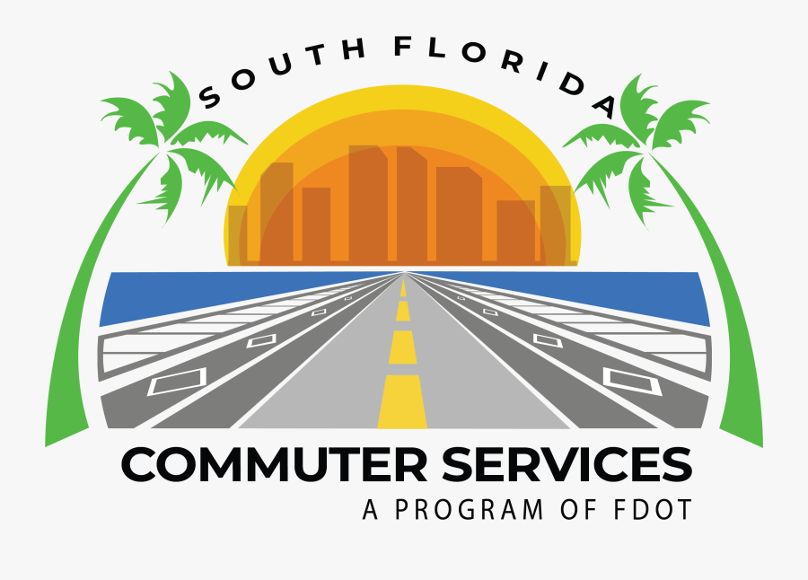 1800234ride - South Florida Commuter Services, Transparent Clipart