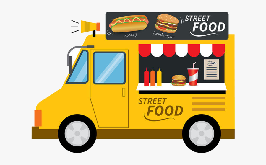 Food Truck Clip Art, Transparent Clipart