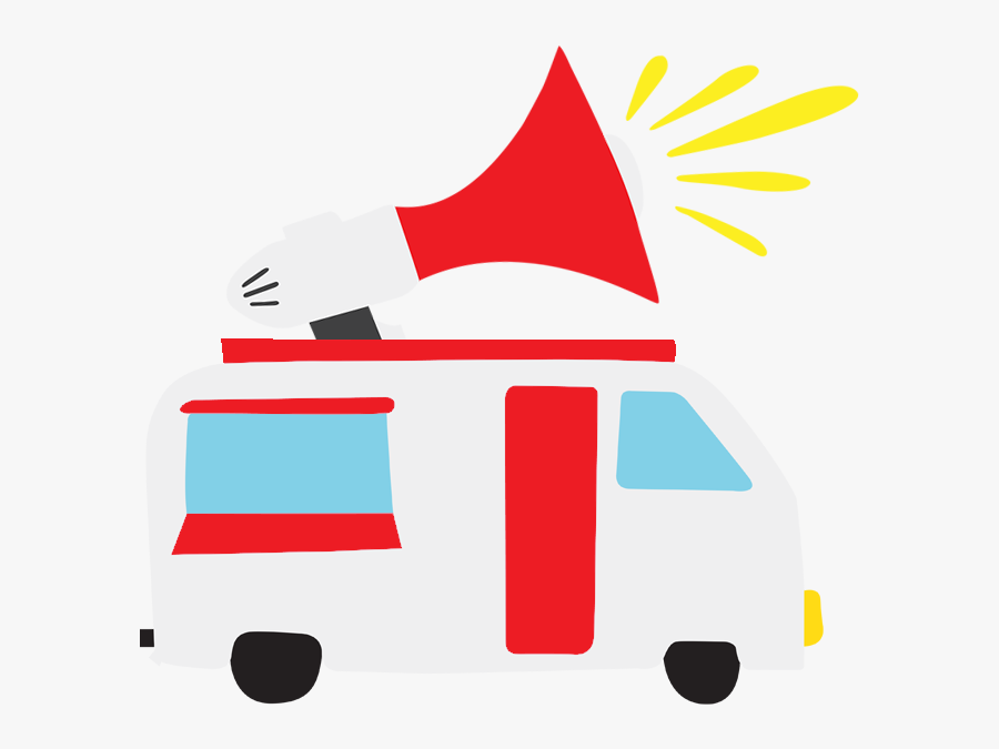 Food Truck Promotions, Transparent Clipart